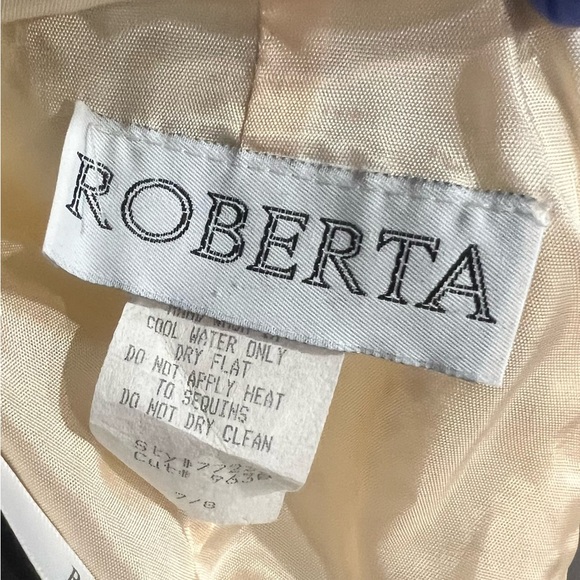 Roberta Bridal Gold Sequin Backless Dress - Picture 4 of 4